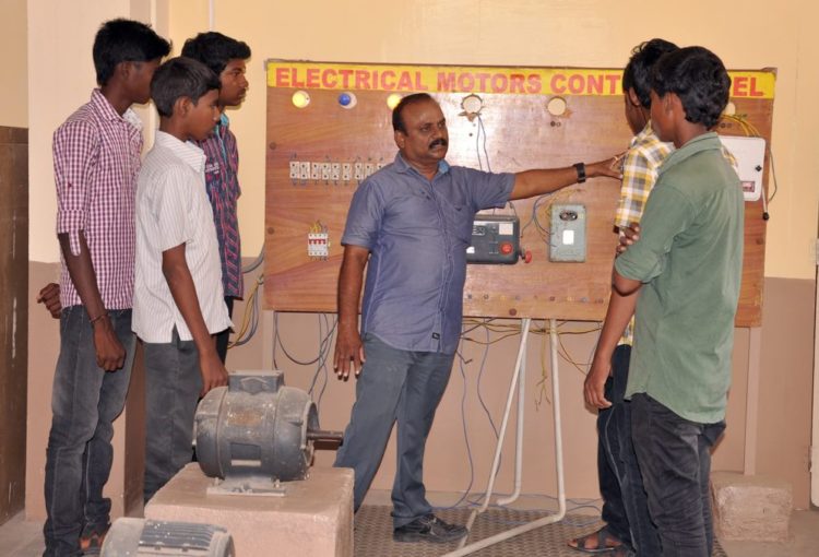 Hands on knowledge and practice are emphasized so that the boys can find readily find jobs upon completing the course.