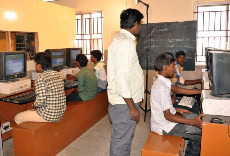 The boys are also taught important skills like handling the computer, managing various applications, and so on.
